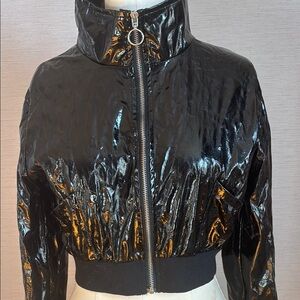 Shiny Black Women's Jacket